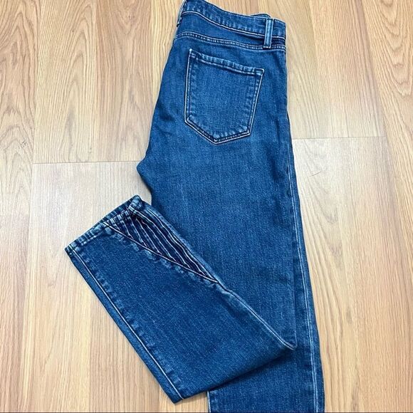 J Brand Ruby High Rise Moto Ankle Skinny Jeans Medium Wash 26 - Picture 4 of 7